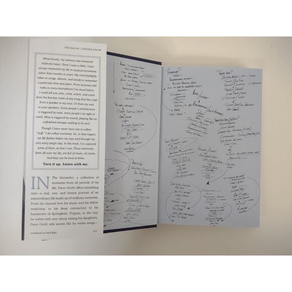 The Storyteller: Tales of Life and Music By Dave Grohl Hardcover LIKE NEW - Picture 4 of 6